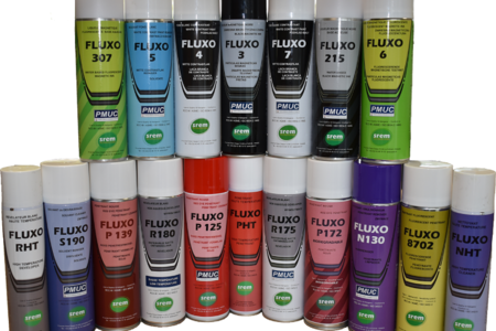 spray e taniche liquidi magnetici liquidi penetranti srem technologies fluxo distributori spray da 500ml ottima resa bombolette colorate
