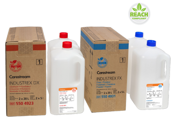 Prodotti chimici CARESTREAM INDUSTRE DEVELOPER E FIXER - sviluppo e fissaggio CARESTREAM - radiografia industriale - chimici linea Eco-Friendly - fram sas vendita di strumenti e servizi per controlli non distruttivi